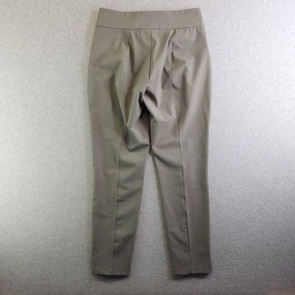 Eddie Bauer Pants Womens 2 Gray Travex Tapered Ankle Slit Zip Pockets Safari - Picture 6 of 16